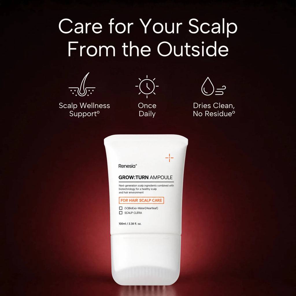 Care for your scalp from the outside