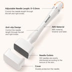 Stamp details: 0 to 3.0 mm depth, 140 needles, cover